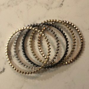 Kendra Scott Mixed Metal Bangle Bracelet Set